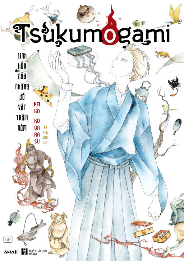 tsukumogami - linh hồn của những đồ vật trăm năm - tặng kèm 2 bookmark hai mặt + 2 tấm sticker - Ảnh 3