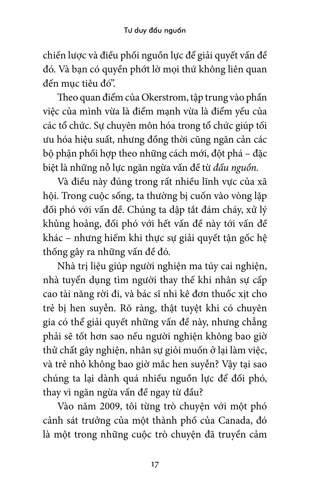 Tư Duy Đầu Nguồn - Giải Quyết Vấn Đề Từ Trong Trứng Nước - Ảnh 9