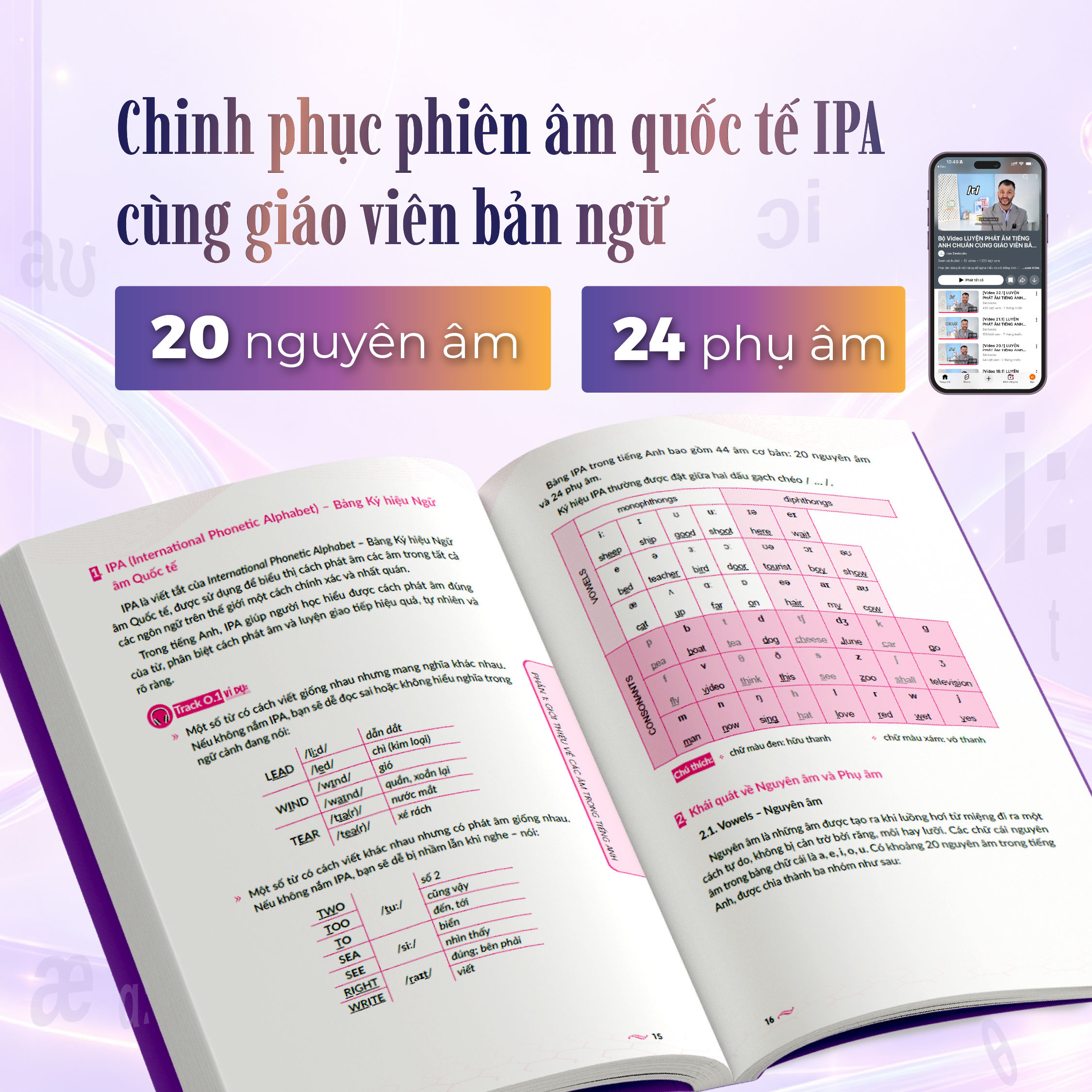 Tự Học Phát Âm Tiếng Anh - Pronunciation For Beginners - Ảnh 7