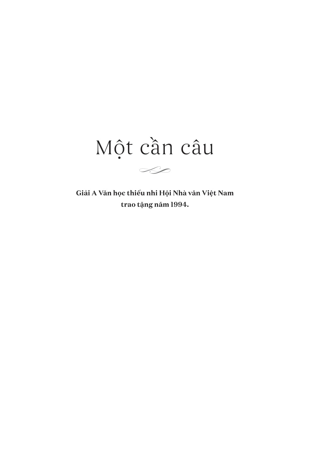 tủ sách vàng - tác phẩm chọn lọc dành cho thiếu nhi - một cần câu (tái bản 2024) - Ảnh 5