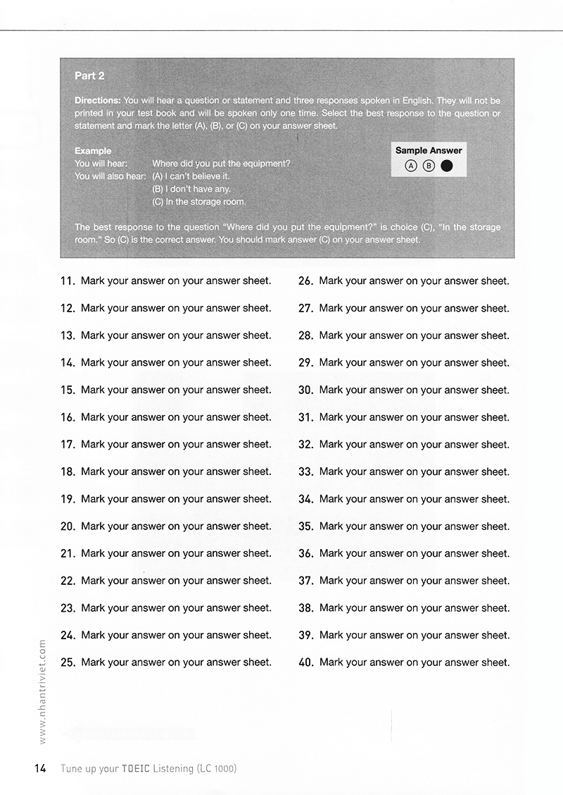 tune up your toeic reading rc 1000 - Ảnh 12