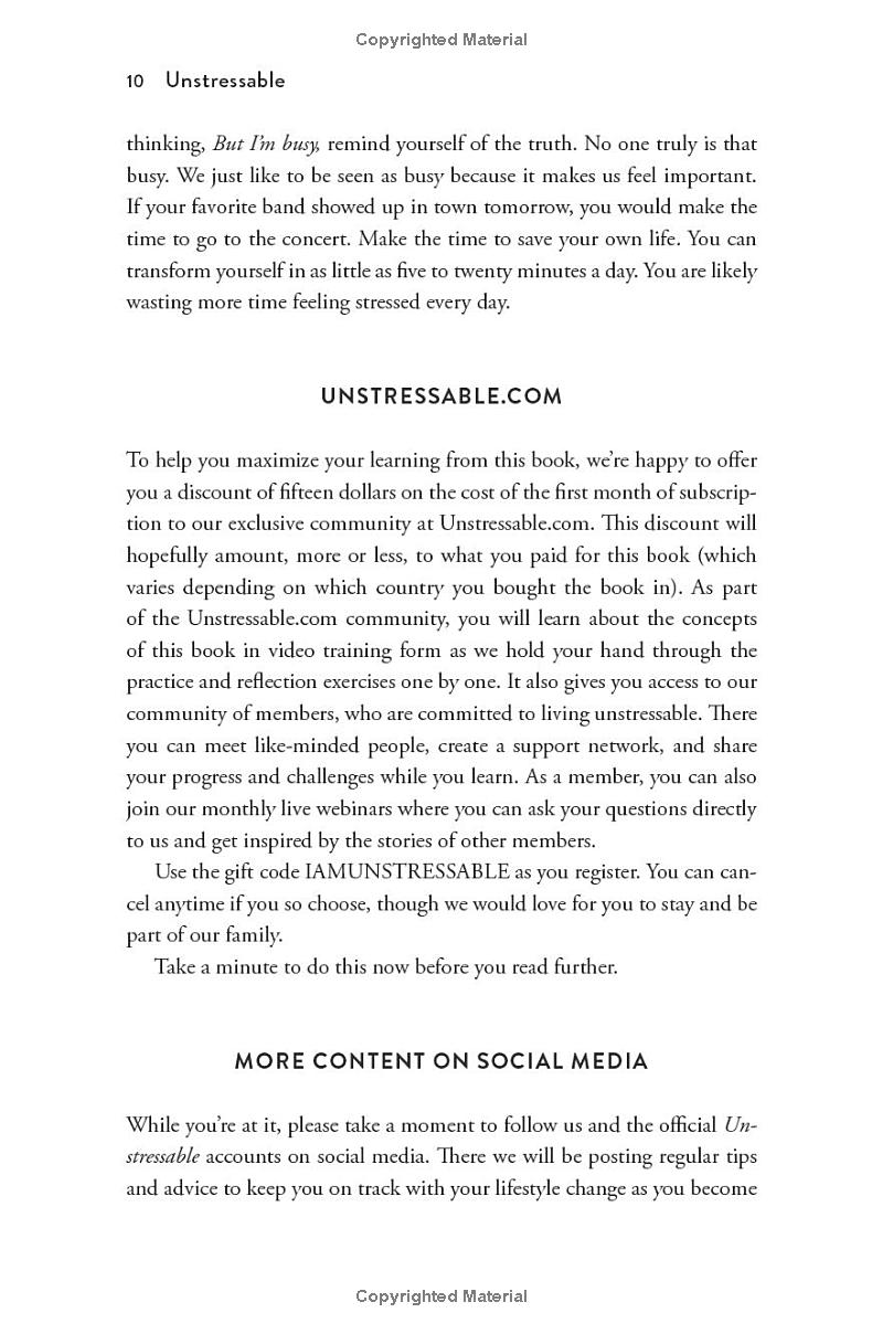 unstressable - a practical guide to stress-free living - Ảnh 9