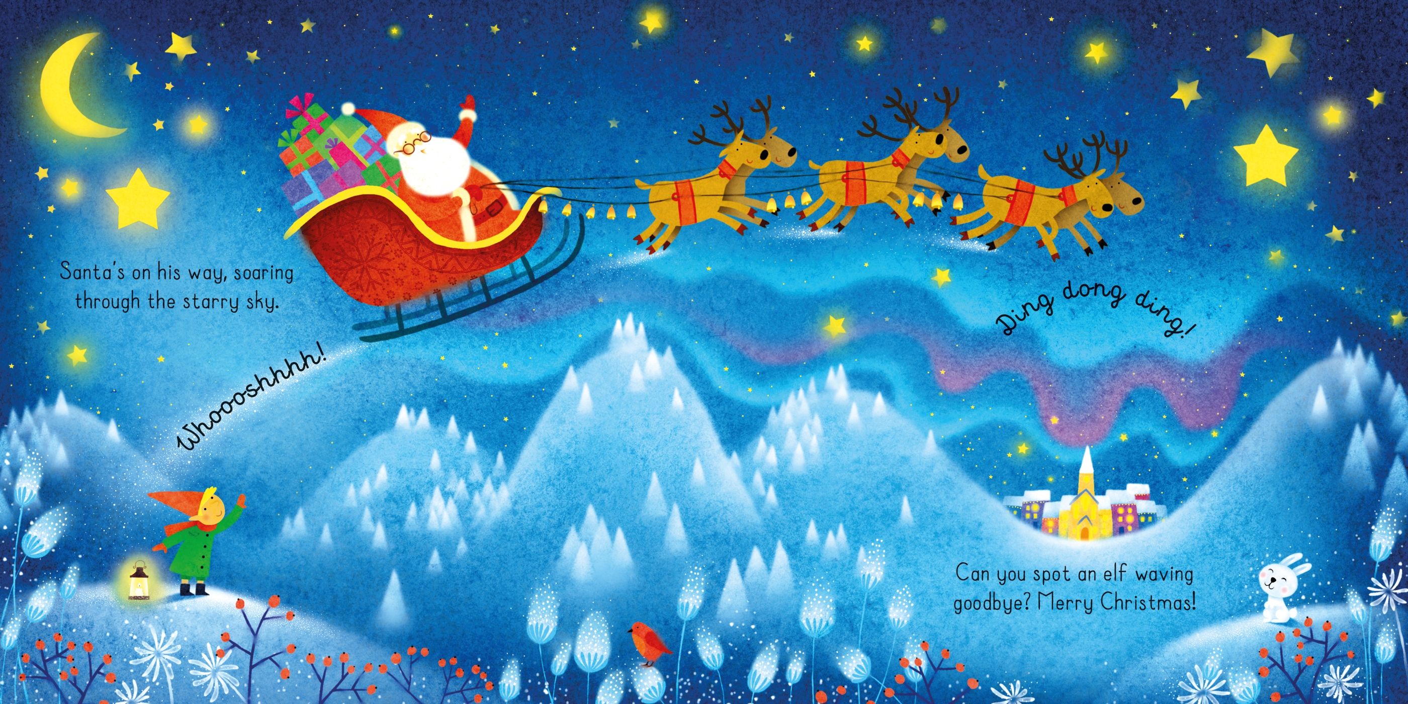 usborne book and 3 jigsaws - santa - Ảnh 5