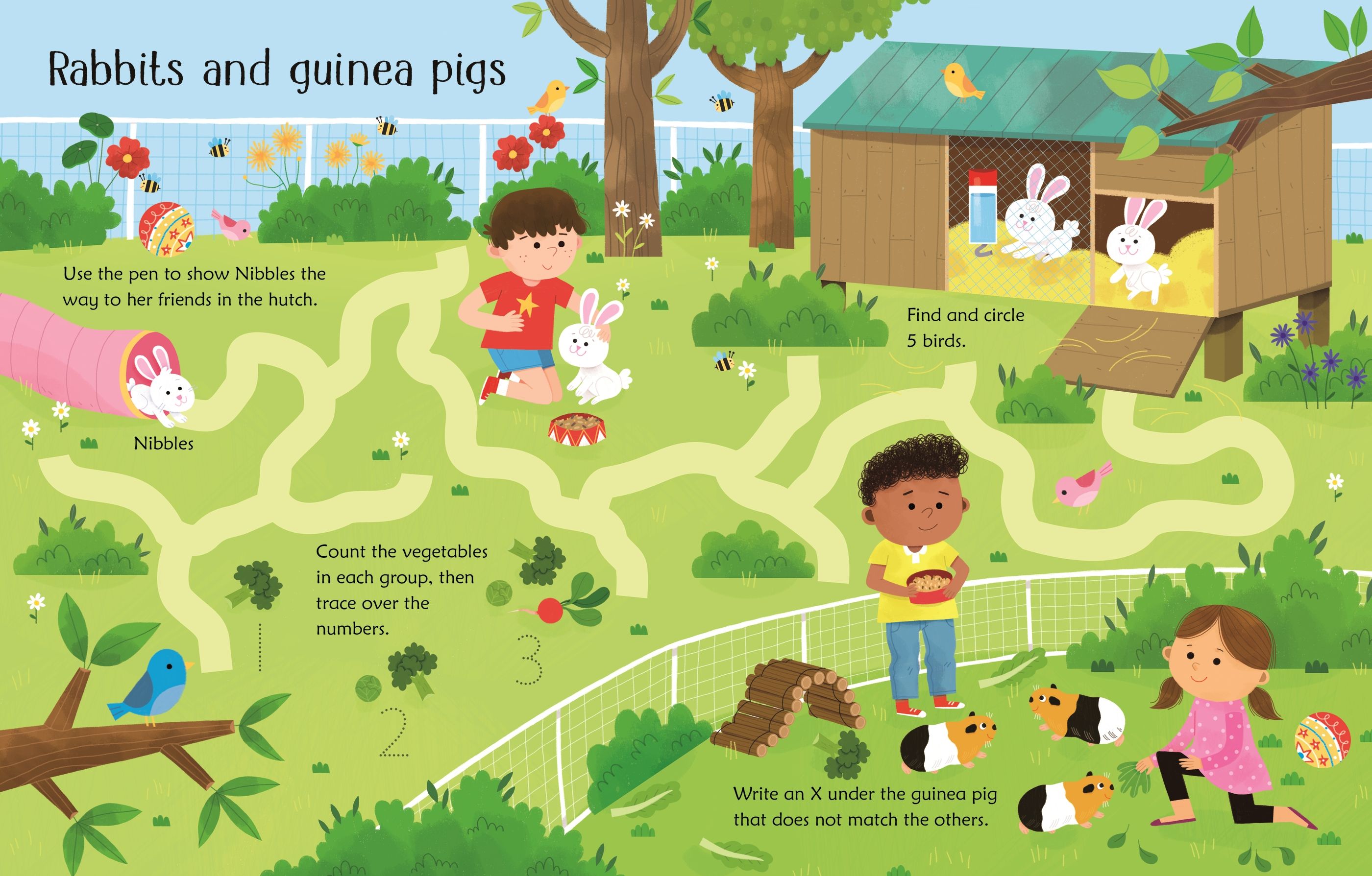 wipe-clean pet activities - Ảnh 3