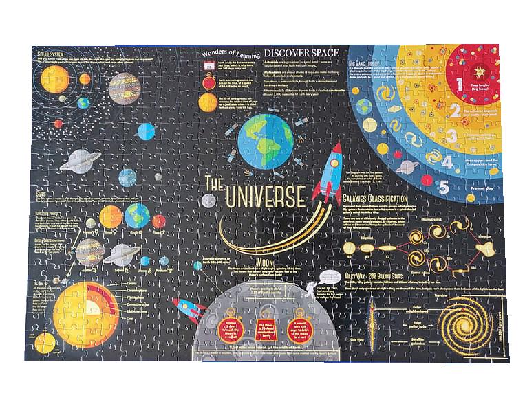 wonders of learning: discover space educational jigsaw & book - Ảnh 3